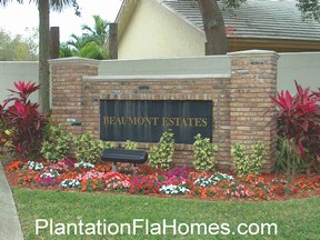 Beaumont Estates in Plantation Florida