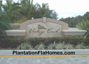 Vintage Creek in Plantation Florida